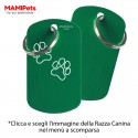 Targhetta - Medaglietta Dog Design Grande Verde