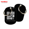 Medaglietta QR-Code Media Nera Alluminio